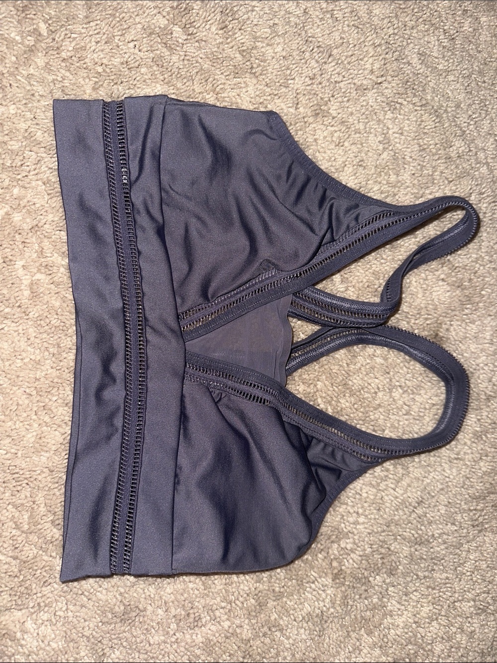 Victoria's Secret Gray Tone Strappy Sports Bra